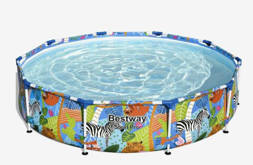 Бассейн Steel Pro 305х66см Панда, 4062л