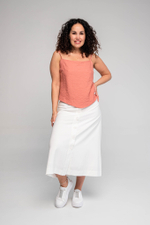 Топ женский летний на тонких бретелях под пиджак вечерний на молнии на лето базовый повседневный на каждый день блузка алый бордовый яркий легкий универсальный удобный