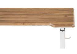 Компьютерный стол Маркос с механизмом подъема 120х75х7б белый / вотан дуб