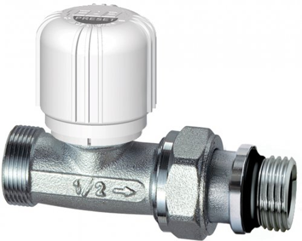 Вентиль термостатический прямой, 1/2", ВР, EPDM (аналог FT 1640 12) FAR
