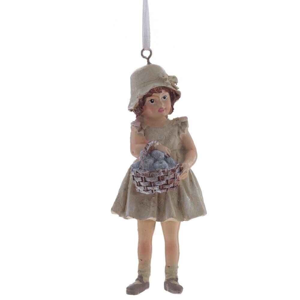 GAEM Изделие декоративное подвесное "Девочка/Мальчик", L5 W4 H11 см, 4в.