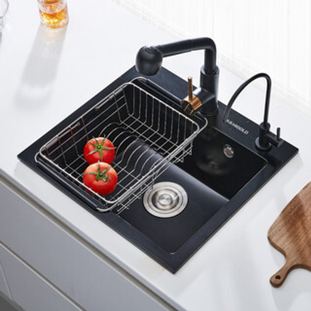 Кухонная мойка, 400x400x215 мм, 1 чаша