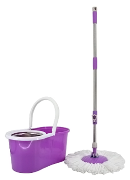 Набор для уборки: ведро и швабра с отжимом