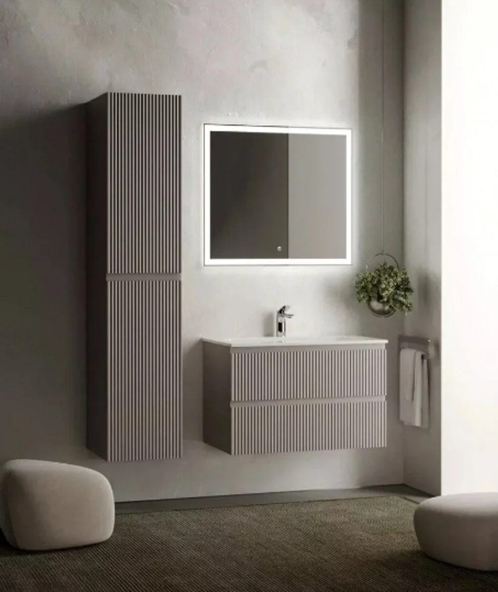 Тумба подвесная SANCOS Snob R 790х445х500, c двумя ящиками оснащенными доводчиками, Doha Soft, арт.SNR80SM