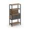 Shelf System Односекционный стеллаж четырехярусный с ящиками SN.STM-412 Дуб Табак/Антрацит/Металл Че