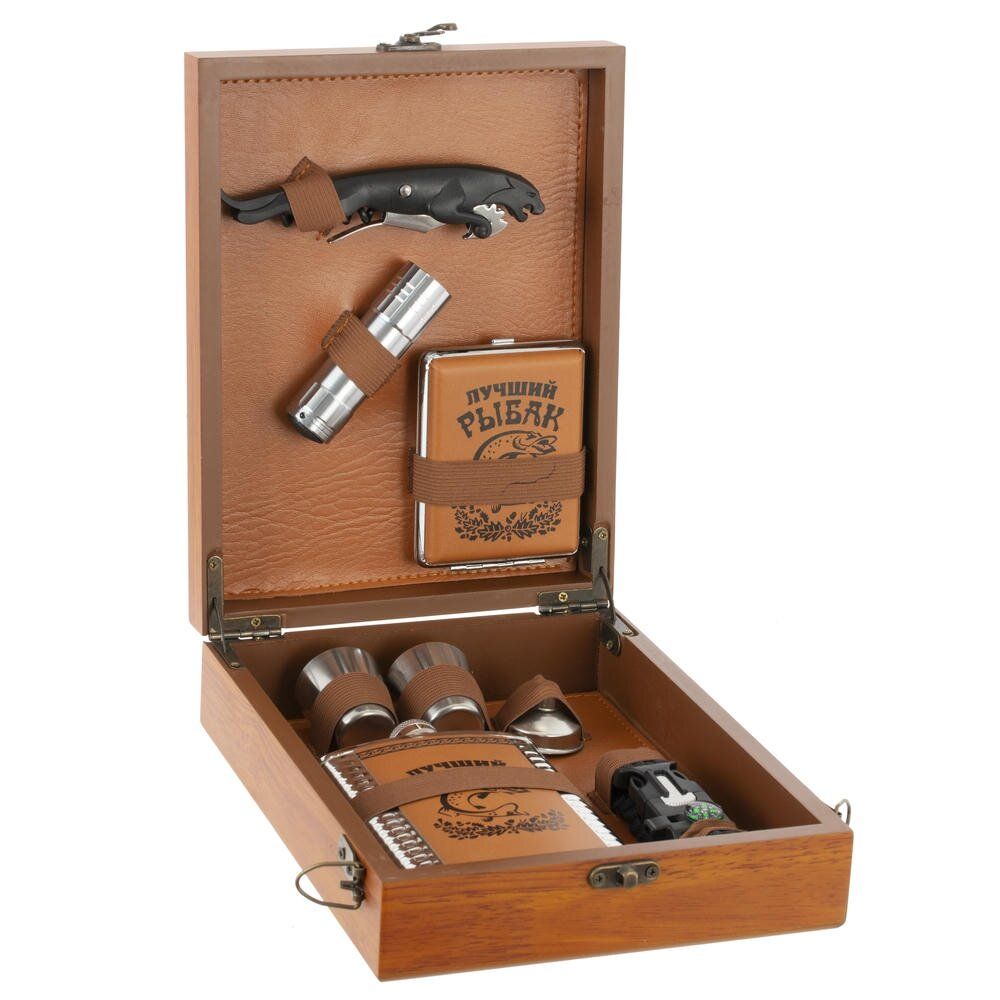 GAEM Набор с фляжкой 220 мл, 8 в 1, L18,5 W24 H6,5 см