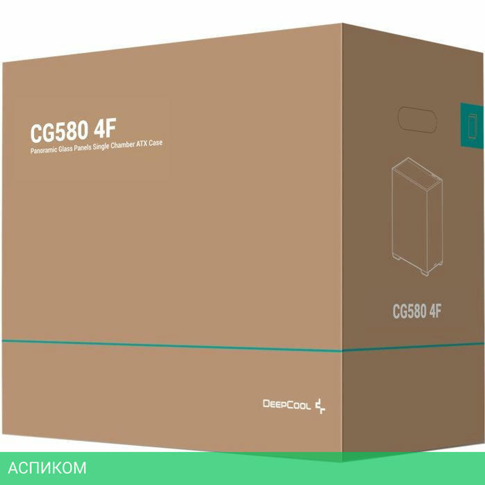 Корпус DeepCool CG580 4F WH без БП (R-CG580-WHADA4-G-1)