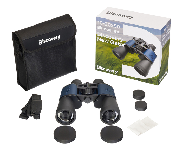 Бинокль Levenhuk Discovery New Gator 10–30x50