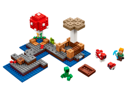 LEGO Minecraft: Грибной остров 21129 — The Mushroom Island — Лего Майнкрафт