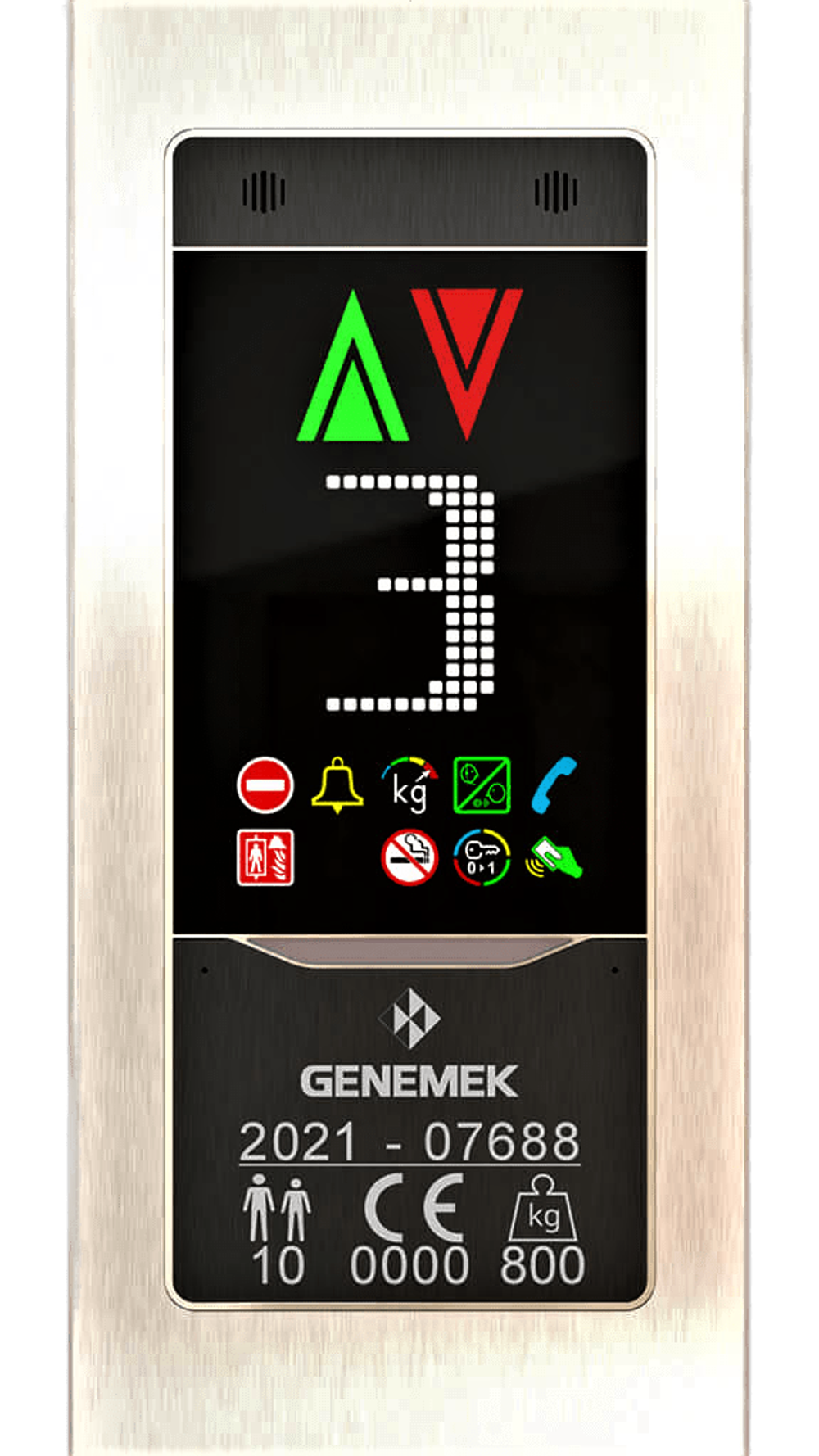 Панель вызова AVOX  MEGA7  9335.M7VD GENEMEK.