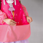 Фартук завязки 49х39 Зайка (фуксия)