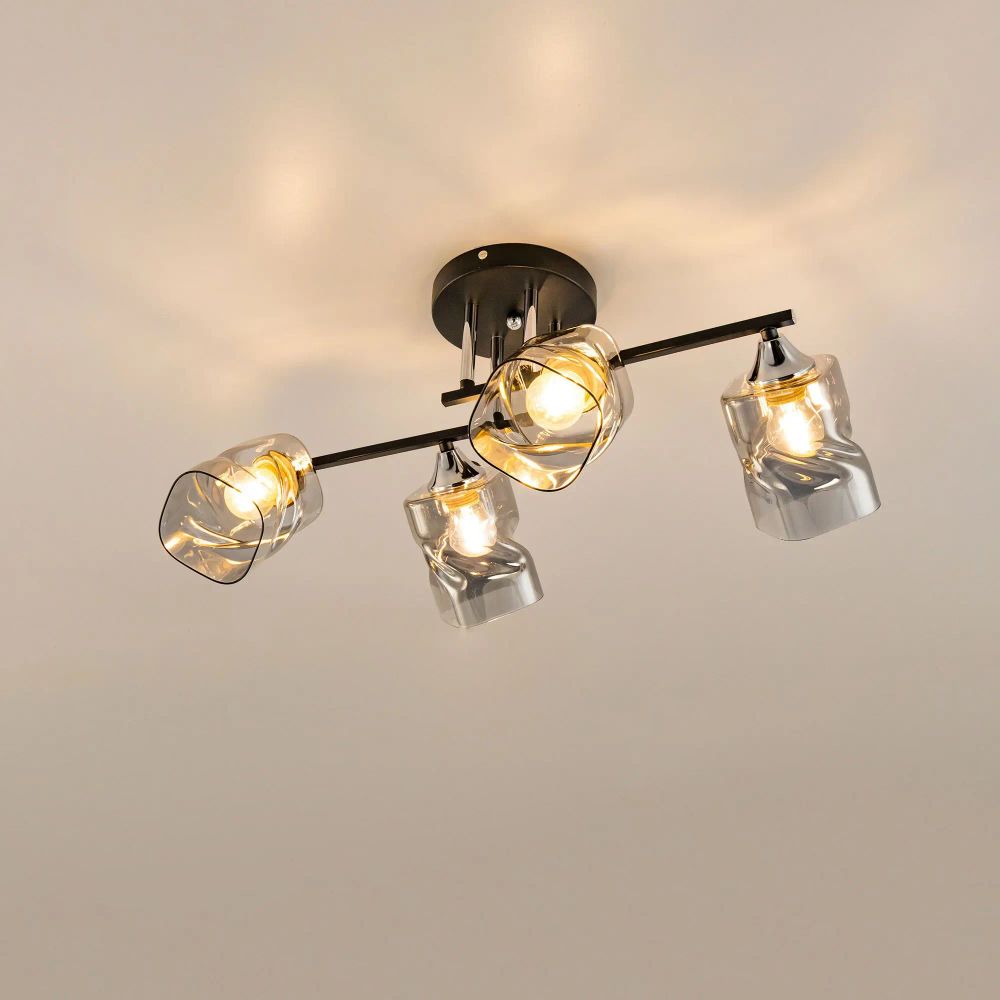 Citilux Клаус CL134145 Люстра потолочная Чёрная