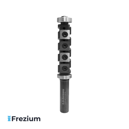 Фреза обгонная "кукуруза" со сменными пластинами "O.G.Germany" (19x12x65; K8M2R)