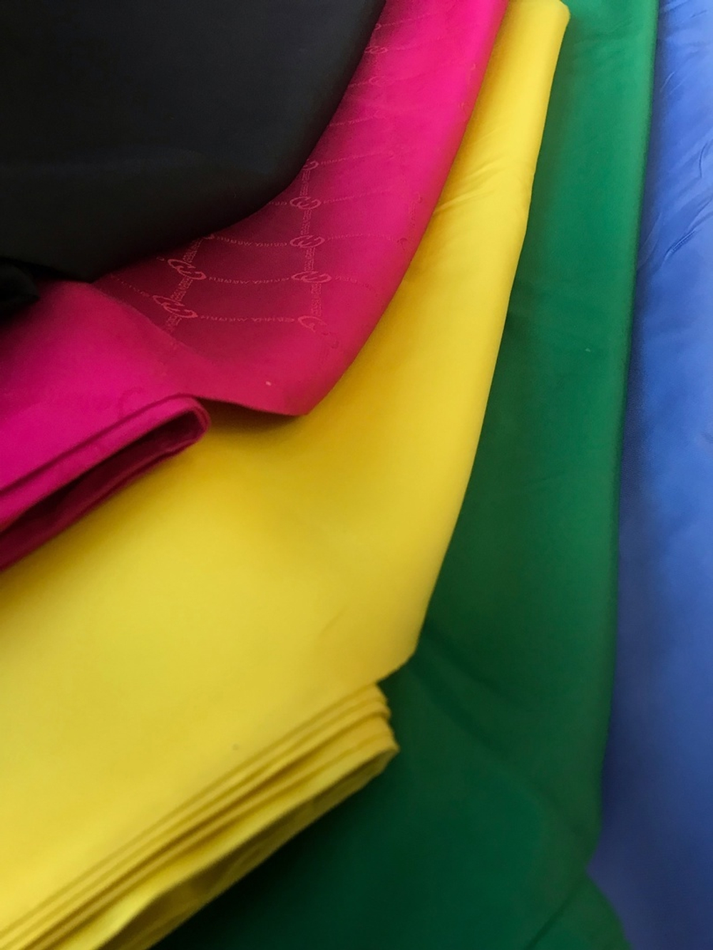 Подклад вискоза MIX color, жаккард/гладкая