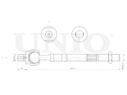 Тяга рулевая UNIO SSP-30092