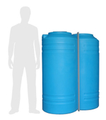 Бочка Слим Экогрупп ДВ 1000 л. (960 л.) вертикальный (1520x700x1200см;зеленый) - арт.561082