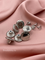 Пуговицы ЛВ. установочные серебристые