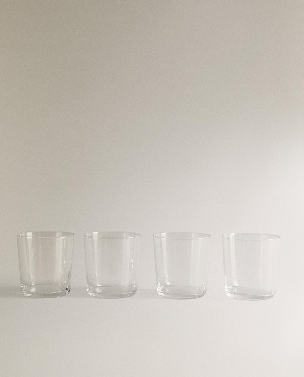 Zara Home стакан из стекла, цвет прозрачный, 9 см · 6297/561