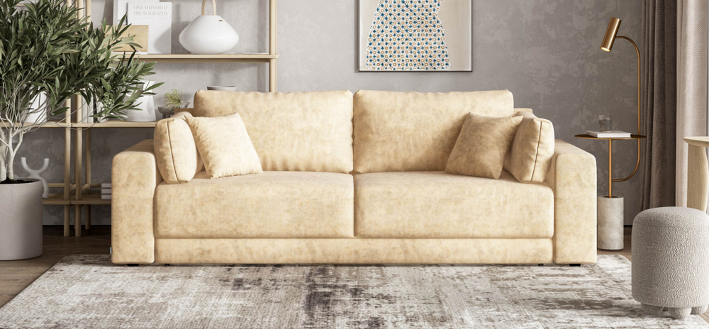 Диван Босс Прайм Велюр Роял шампань