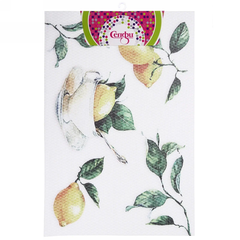 Салфетка на стол 45*30см плетеная «Лимоны к чаю»