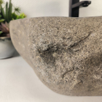 Каменная раковина из речного камня RS-05180 (55*41*15) 0862 из натурального камня