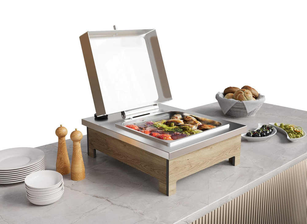 Чафин-Диш Электрический Настольный Rt-3H-Gn2/3