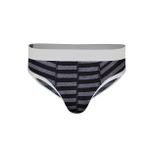 Мужские трусы брифы серые в полоску DARKZONE DZN6134