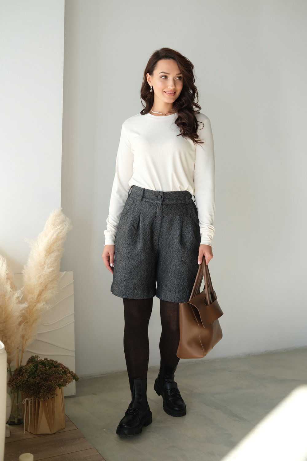 Шорты из шерсти