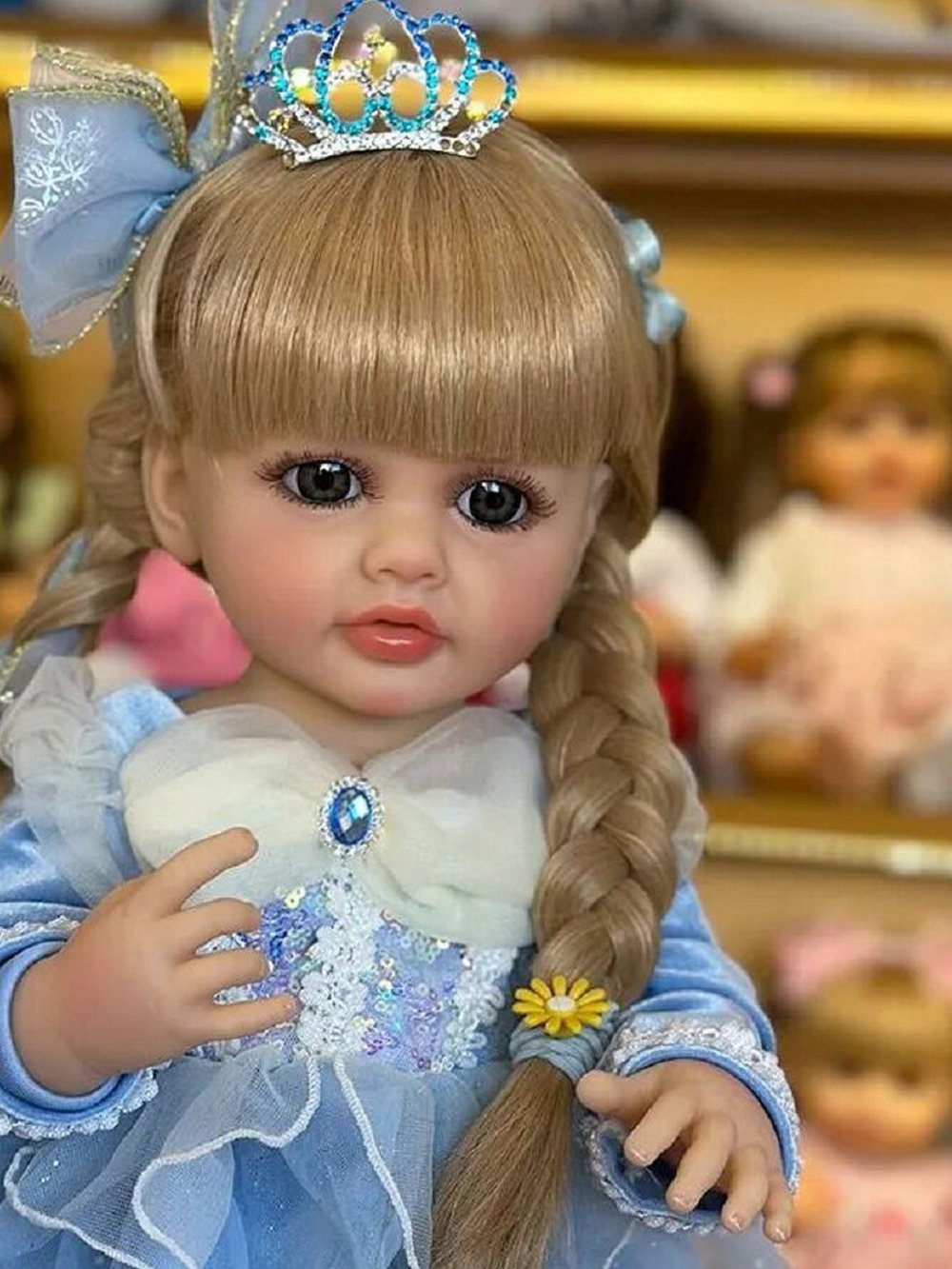 Кукла Реборн виниловая 55см в пакете (FA-549)