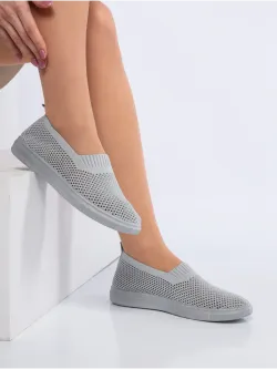 Мокасины летние текстильные