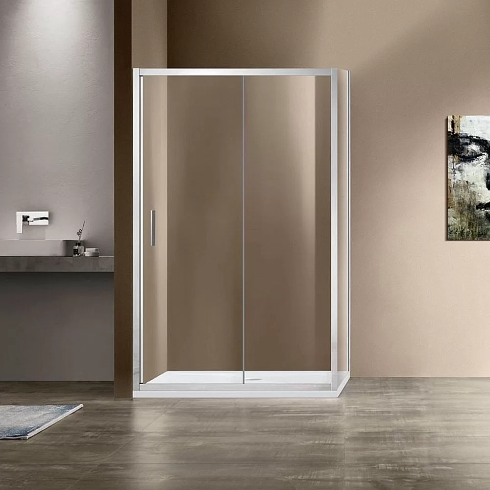 Душевой уголок Vincea Garda VSR-1G8014CL 140x80 стекло прозрачное/профиль хром