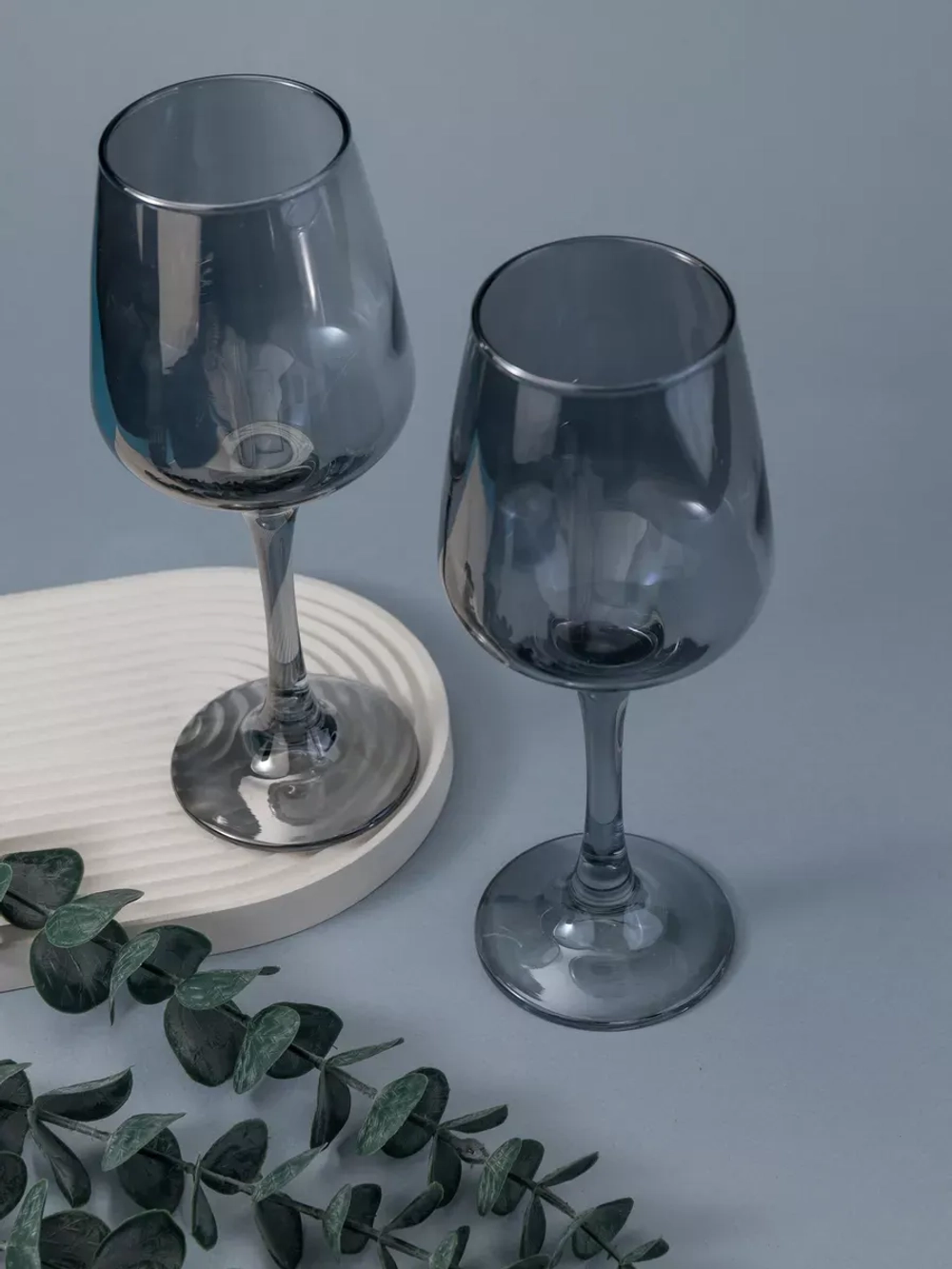 Набор бокалов для вина, 365 мл, 6 шт. серые