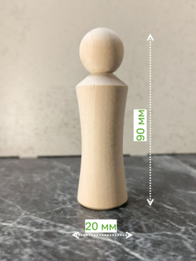 Человечек №3, заготовка 90*20 мм