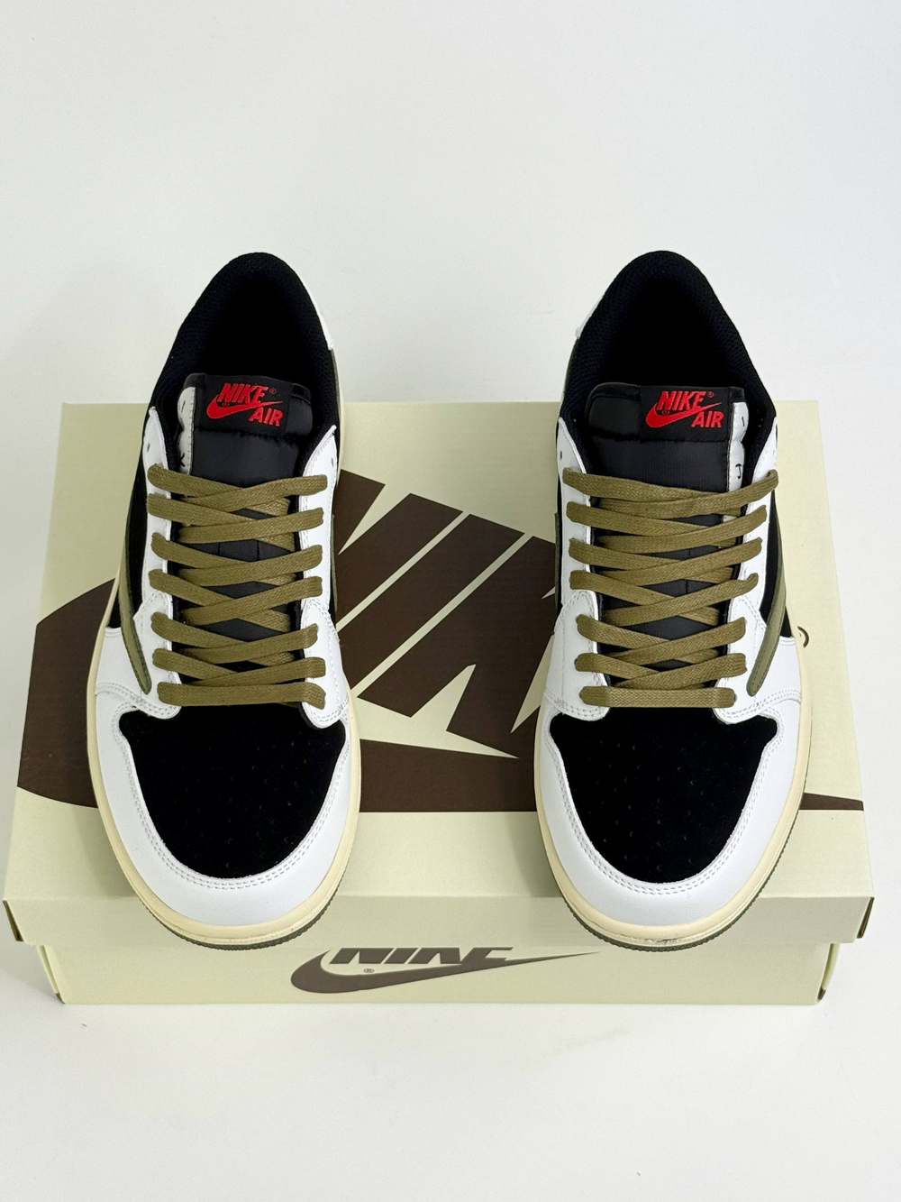 Кроссовки Nike Air Jordan 1 Low #B262 (зел.)