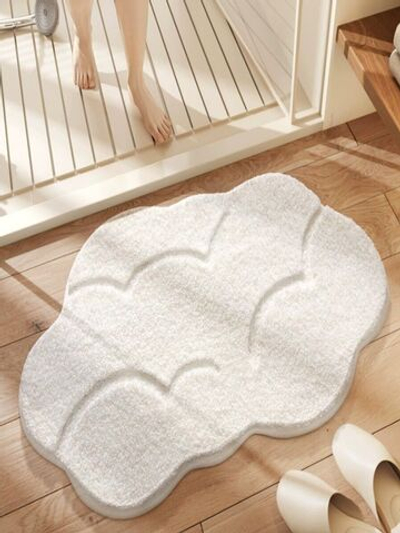 Коврик на пол для ванной и туалета противоскользящий 50х80,