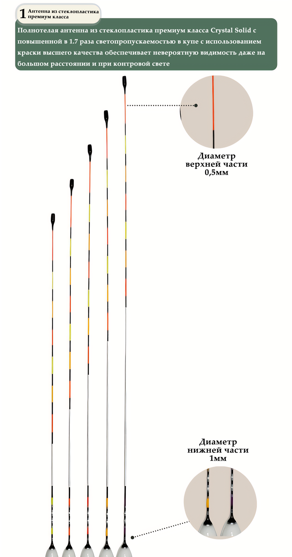 WILD MONSTER long crystal solid