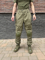 Тактический костюм горка с наколенниками и налокотниками олива