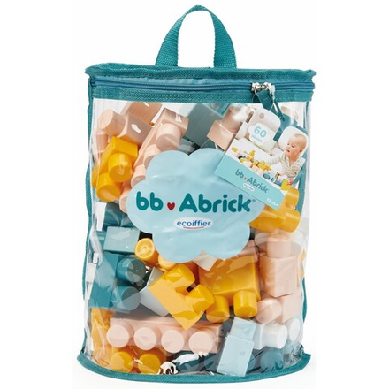 Экоигрушка Abrick - КЛОКИ в пакете 60 элементов. 7927