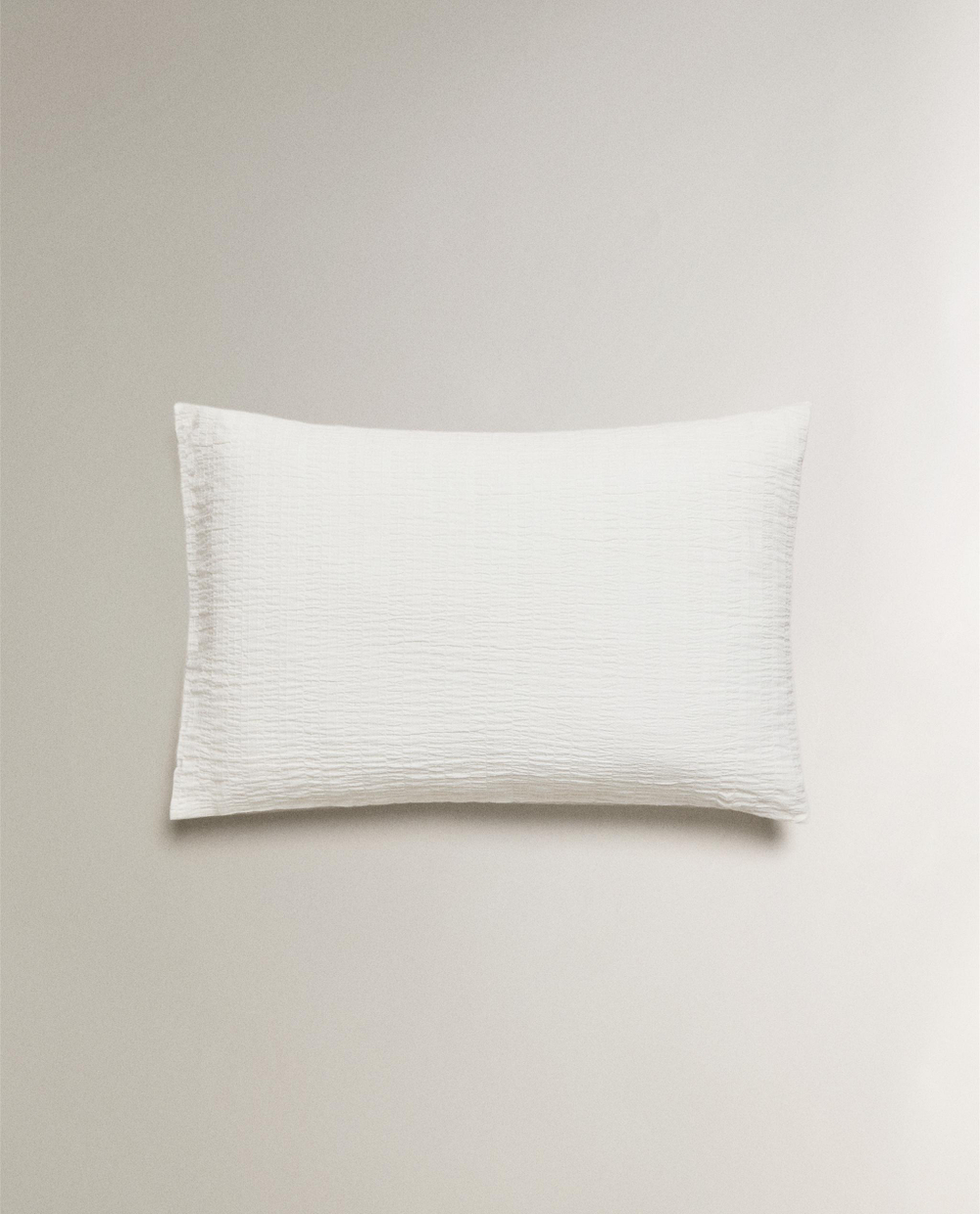 Наволочка Zara Home, хлопок 95%, вискоза 5%, однотонный, 6193/091