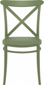 Стул пластиковый Siesta Contract Cross, оливковый