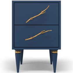 Тумба Арт Колор matte Классик Голд Королевский синий матовый