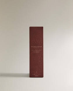 Zara Home Аромадиффузор Incense Leather 95 мл, тростниковые палочки микадо, аромат восточный древесный, Коричневый