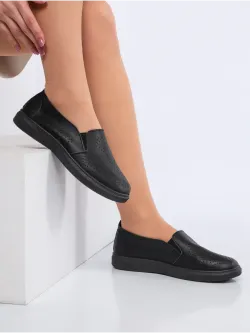 Мокасины летние с перфорацией