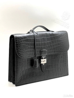 Портфель Hermes из кожи крокодила