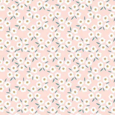 Узор из мелких цветочков, мильфлер