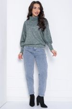 Джемпер Бернарда (мятный меланж) Б12490-8 LT Collection