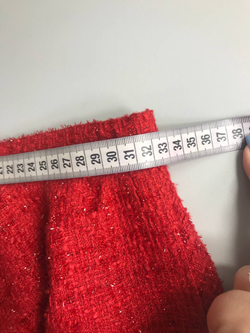 Юбка с блестящими ниточками, визуально на 44 размер