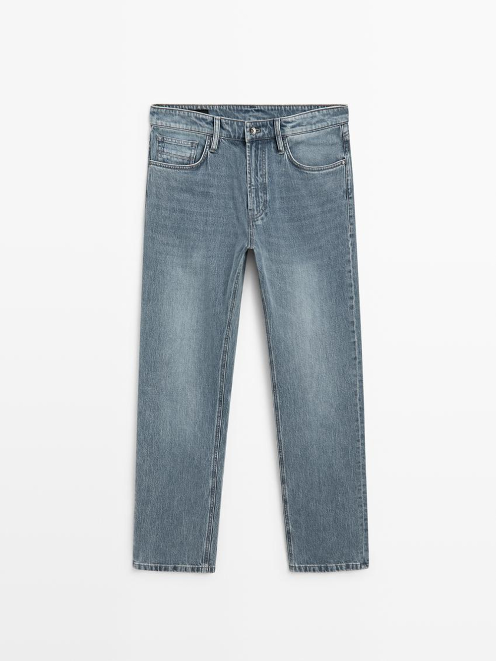 Massimo Dutti Джинсы зауженного кроя, индиго