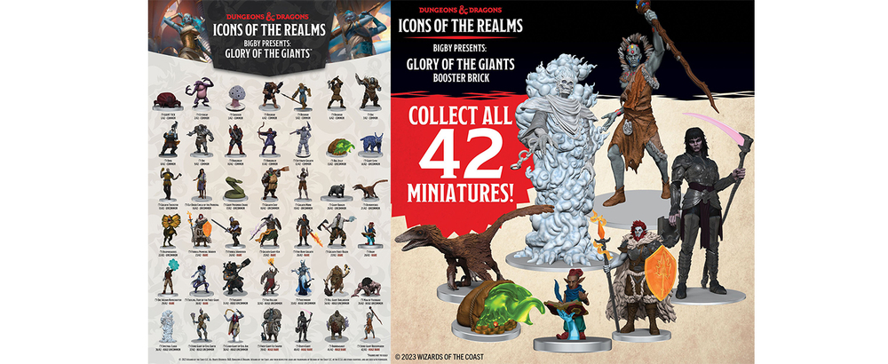 D&D Icons of the Realms - Bigby Presents: Glory of the Giants Booster