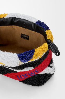 Loewe Средняя сумка Flamenco из вышитой кожи наппа, разноцветный